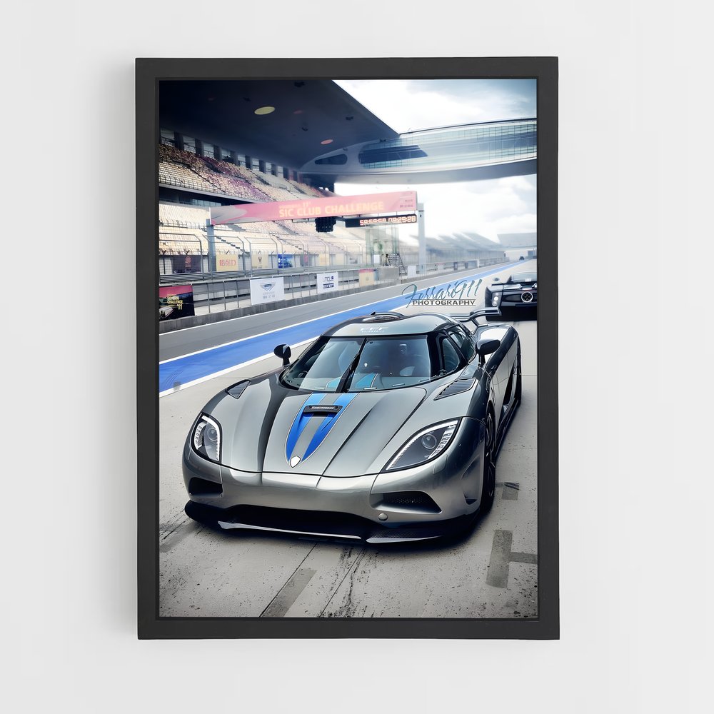 Poster Agera Raptor – affiche Koenigsegg (vue 2)